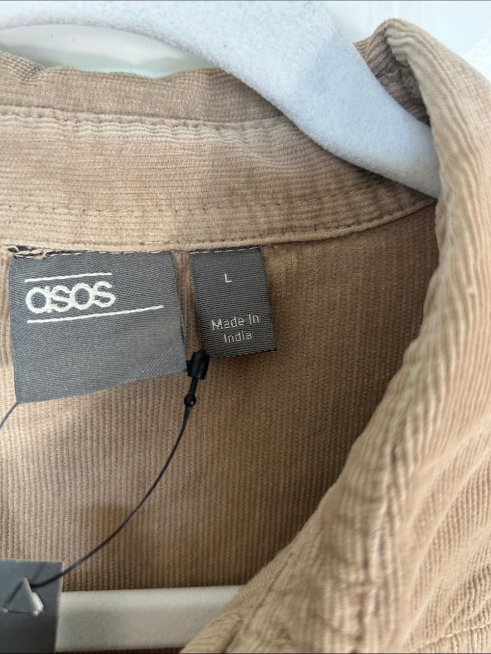 ASOS Tan Casual Button-Down Long Sleeve Shirt - Picture 3 of 8